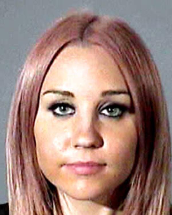 Amanda Bynes DUI mugshot after Los Angeles arrest.