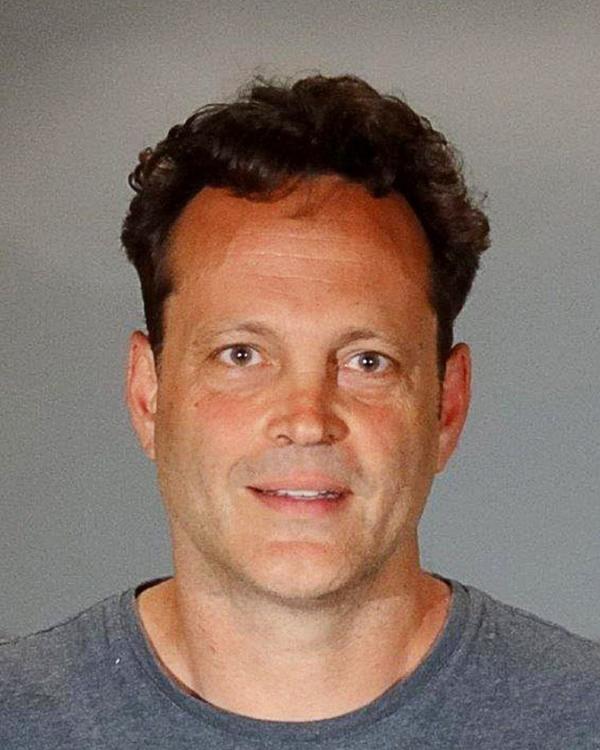 Vince Vaughn DUI mugshot after Los Angeles arrest.